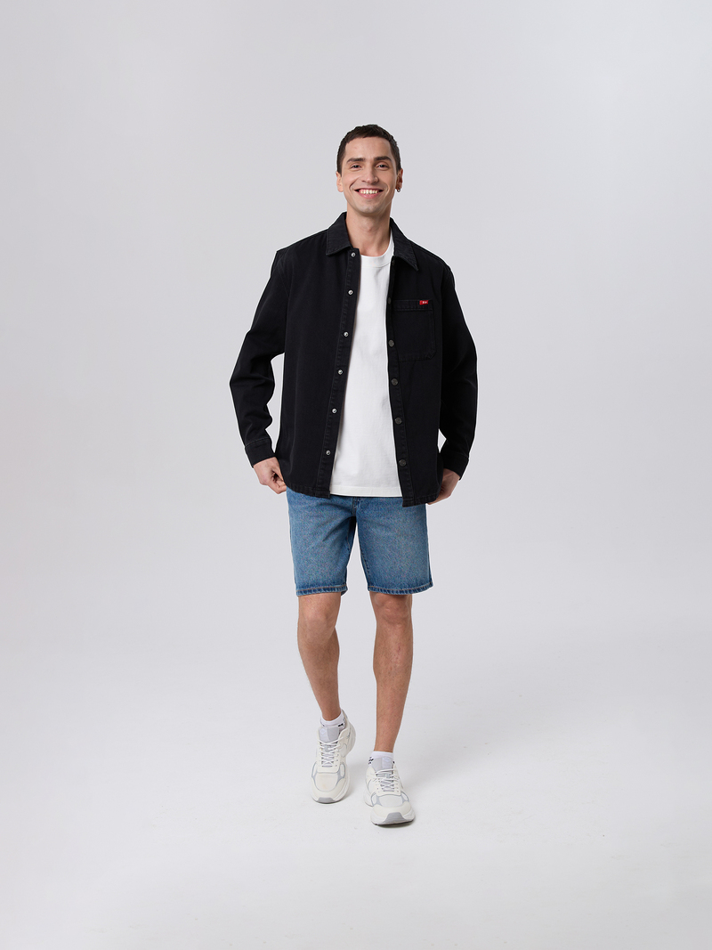 Мужская рубашка джинсовая ТРЭВИС (TRAVIS)