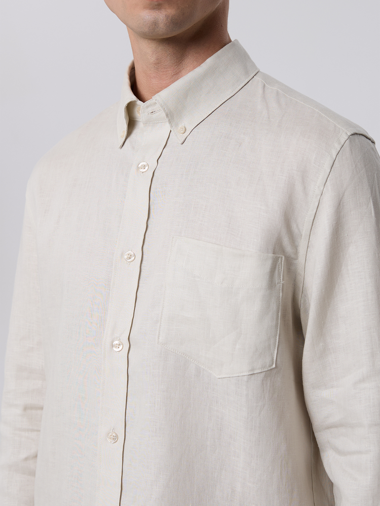 Мужская рубашка джинсовая