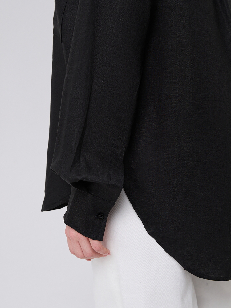 Женская рубашка льняная 