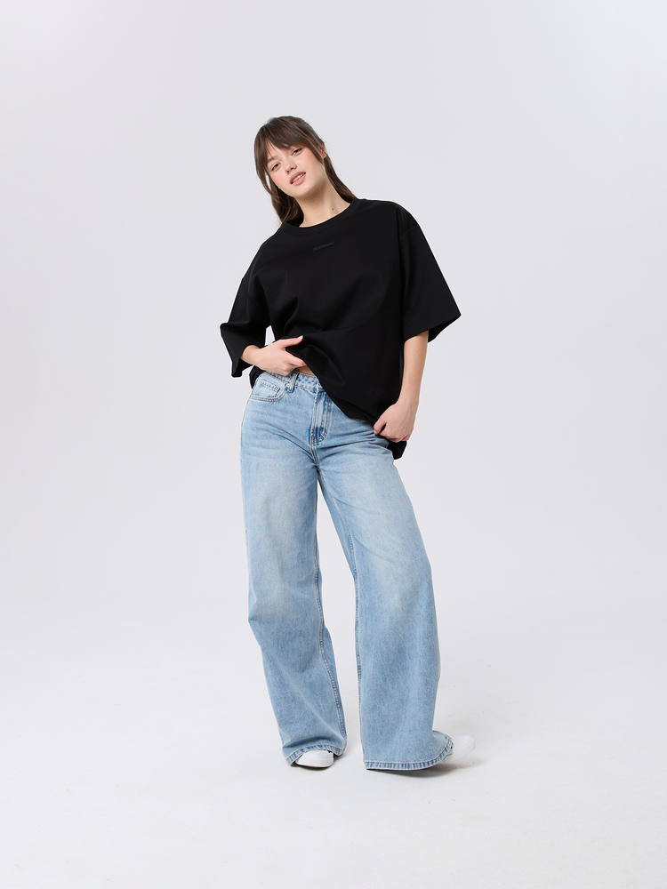 Женская футболка свободного кроя 