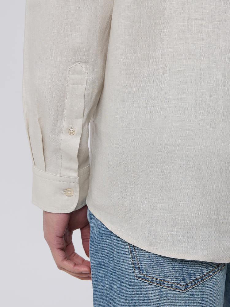 Мужская рубашка джинсовая