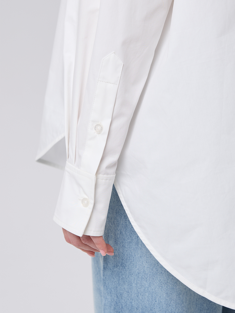 Женская рубашка свободного кроя 